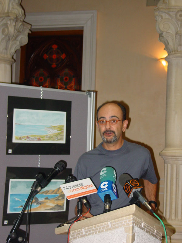 El acuarelista Francisco Berna expone en el Gómez-Tortosa