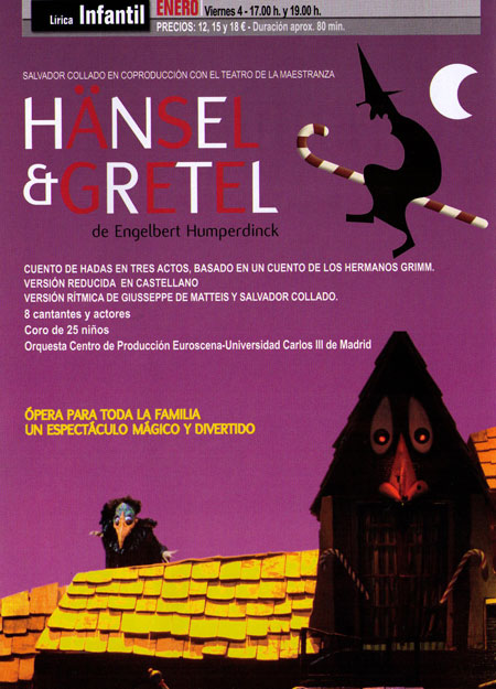 ‘Hänsel y Gretel’ suben al escenario del Teatro Principal