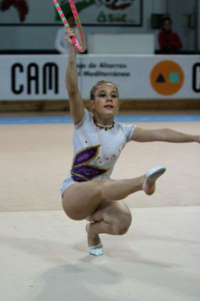 La gimnasta Lorena Alpañes se proclama subcampeona dels Jocs Esportius