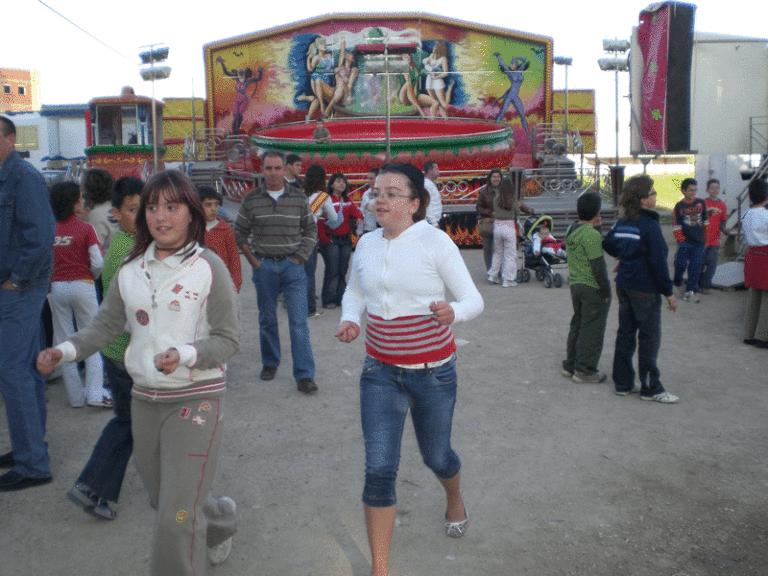 Día de fiesta en el barrio de La Cruz