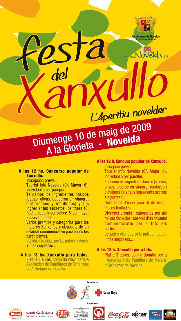 BASES CONCURSO XANXULLO (10-MAYO-09) GLORIETA DE NOVELDA