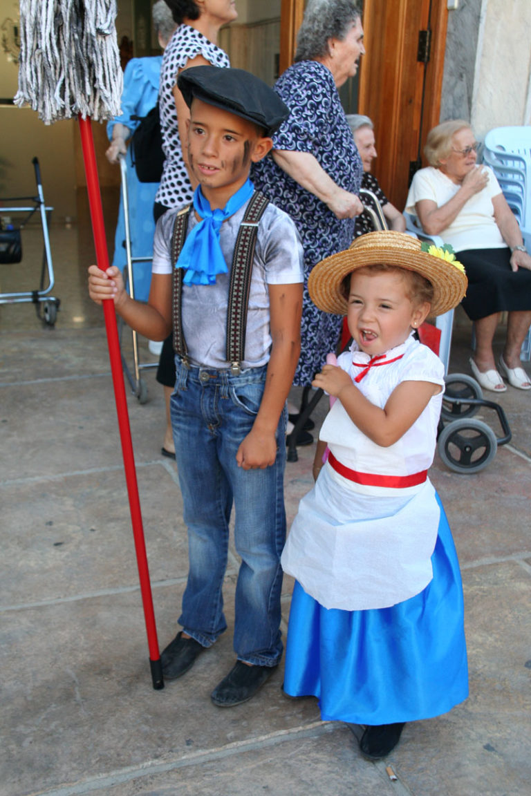 Concurso disfrances infantiles, barrio San Roque