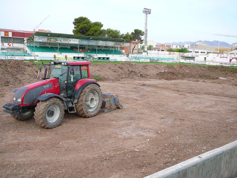 Se inician las obras en el Campo de fútbol La Magdalena