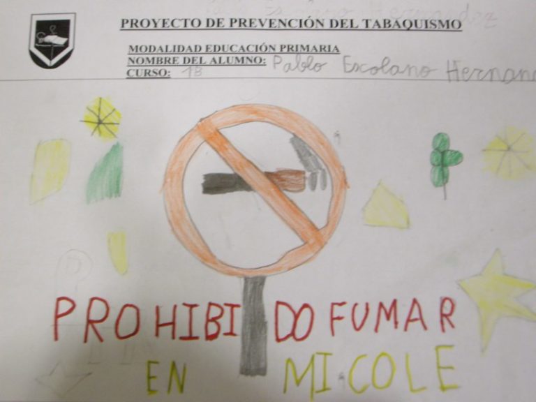 El Colegio Oratorio Festivo contra el tabaco «Si fumas te esfumas»
