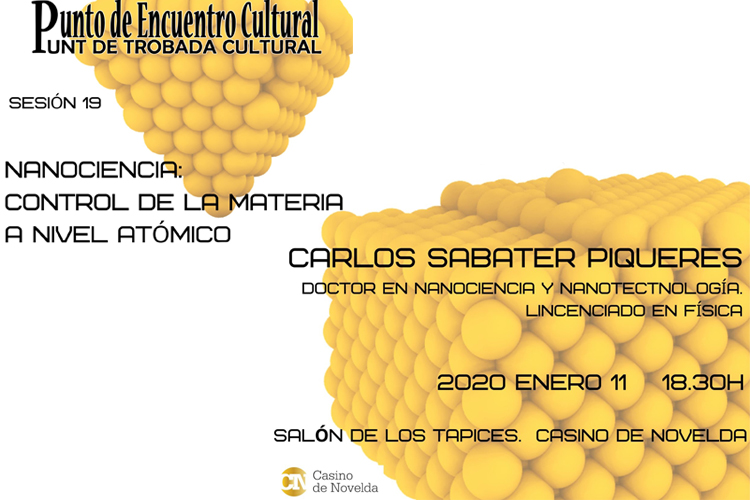 Carlos Sabater estará este sábado en el Casino de Novelda