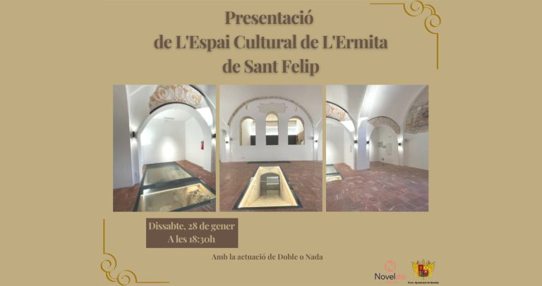 La Ermita de Sant Felip será inaugurada el sábado 28 de enero