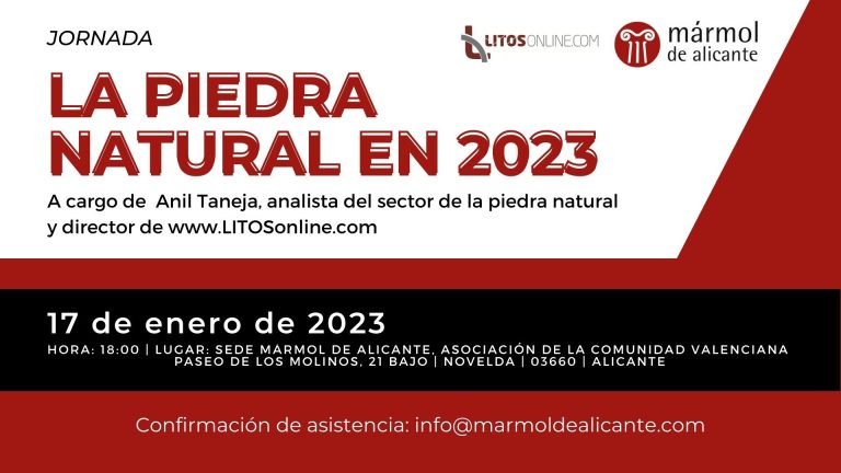 Mármol de Alicante organiza la jornada ‘La piedra natural en 2023’