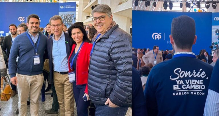 El candidato del Partido Popular a la Alcaldía de Novelda, David Beltrá, acude al Congreso Intermunicipal del PP