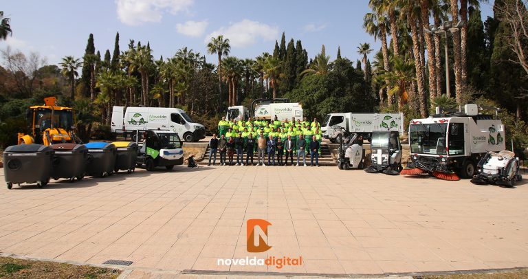 El Ayuntamiento y Urbaser presentan el nuevo Servicio de Recogida de Residuos y Limpieza Viaria de Novelda