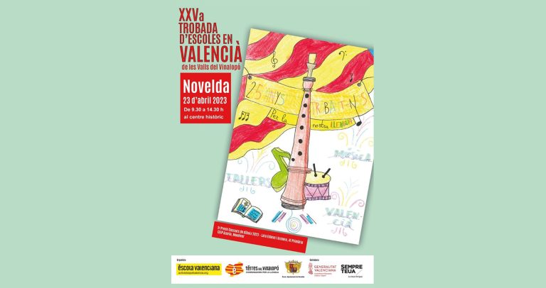 Novelda acogerá la nueva edición de la Trobada de Escoles en Valencià de les Valls del Vinalopó