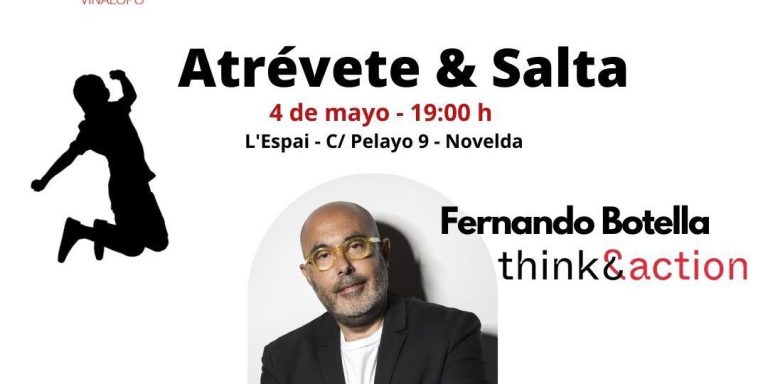 L’Espai acoge la conferencia de Fernando Botella “Atrévete & Salta”