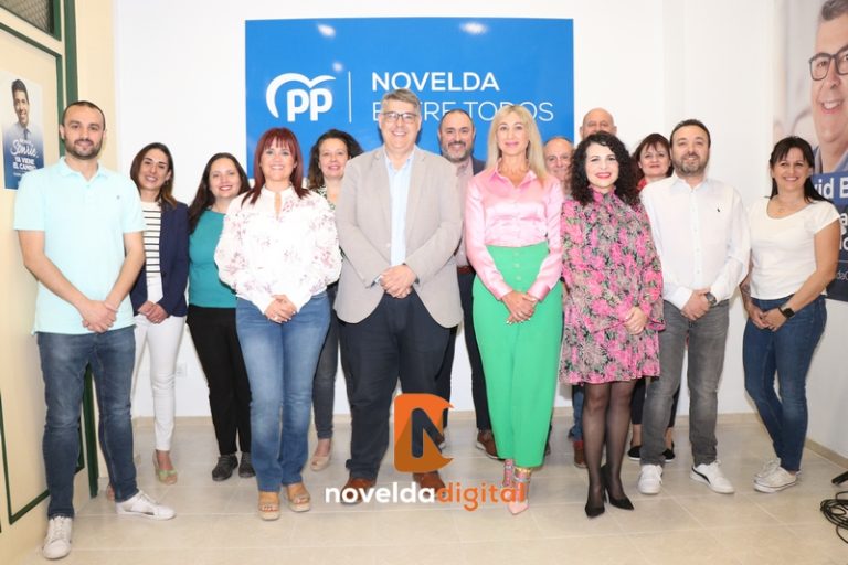 El Partido Popular Novelda presenta su lista para las elecciones municipales