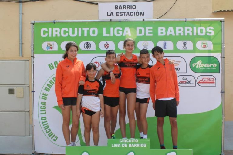 El Club Atletismo Cableworld consigue buenos resultados en la Liga de Barrios de Novelda