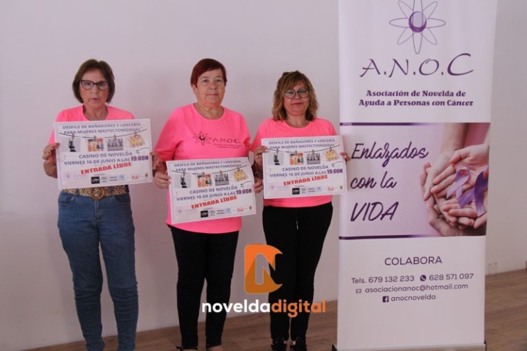Anoc Novelda organiza un desfile de bañadores y lencería para mujeres mastectomizadas