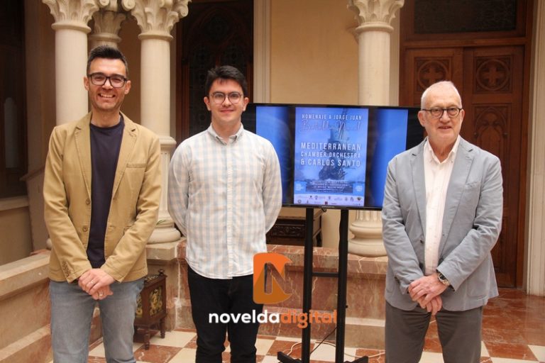Mediterranean Chamber Orchestra y Carlos Santo rendirán homenaje a Jorge Juan en Novelda en un concierto único