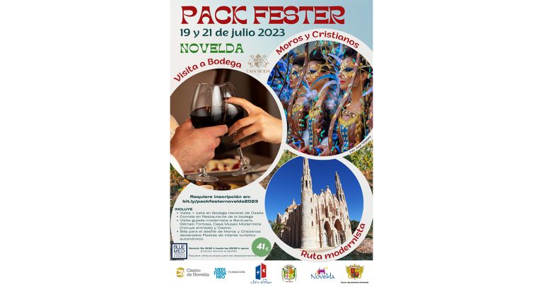 El Pack Fester, la nueva iniciativa turística de Novelda