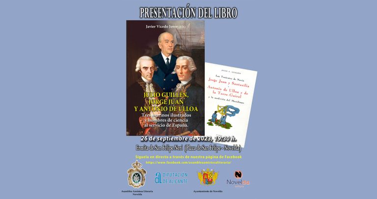 La Ermita de Sant Felip acoge mañana la presentación de un nuevo libro sobre Jorge Juan y Santacilia