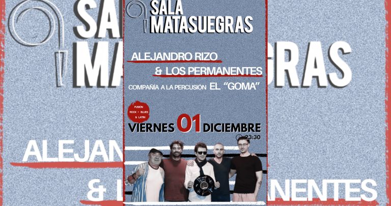 Alejandro Rizo y Los Permanentes actuarán este viernes en Novelda