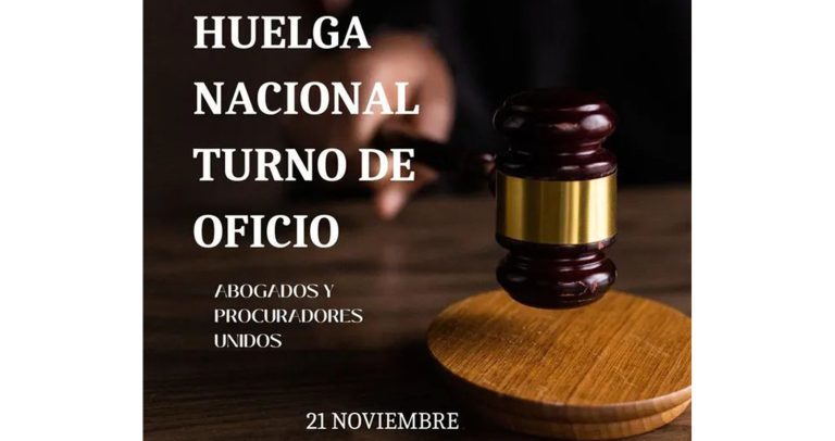 El partido judicial de Novelda se une a la Huelga nacional de abogados y procuradores del turno de oficio