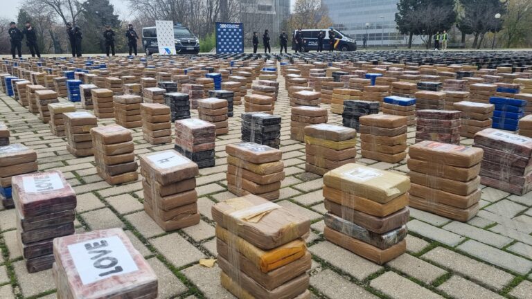 Intervenidas 11 toneladas de cocaína en contenedores marítimos que iban a ser distribuidas en Europa