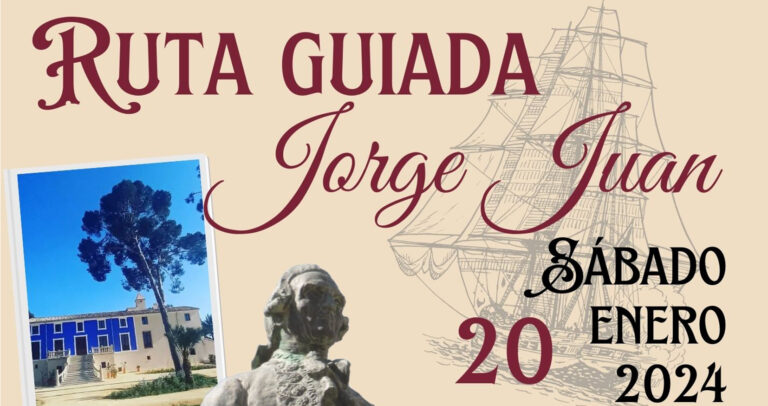 Turismo organiza en Novelda una Ruta Guiada gratuita sobre Jorge Juan