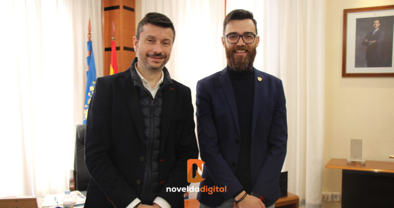 El alcalde de Novelda mantiene una reunión con el diputado provincial de Innovación
