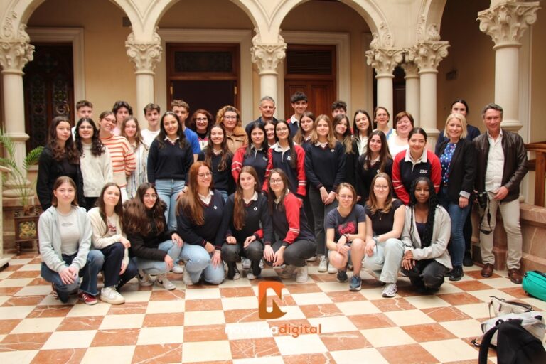 Alumnado francés del programa Erasmus Plus visita Novelda