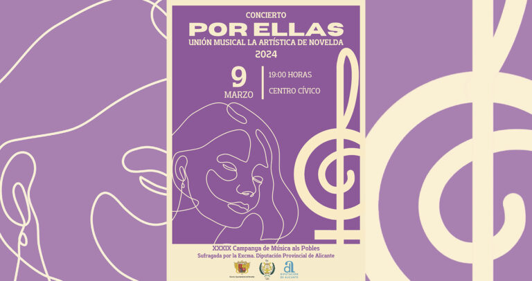 La Unión Musical La Artística celebrará el concierto ‘Por ellas’ el próximo 9 de marzo