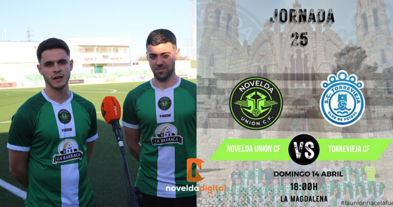 El Novelda Unión CF busca afianzar el liderato este domingo ante el SC Torrevieja