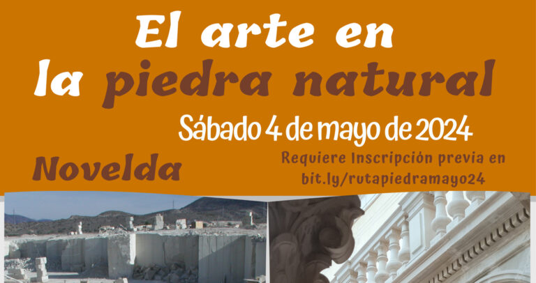 La concejalía de Turismo organiza el 4 de mayo la ruta ‘El arte de la piedra natural’