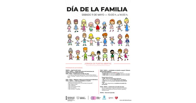 La Diputación invita a la ciudadanía a celebrar este sábado el Día de las Familias con una jornada de convivencia en el Instituto Pedro Herrero