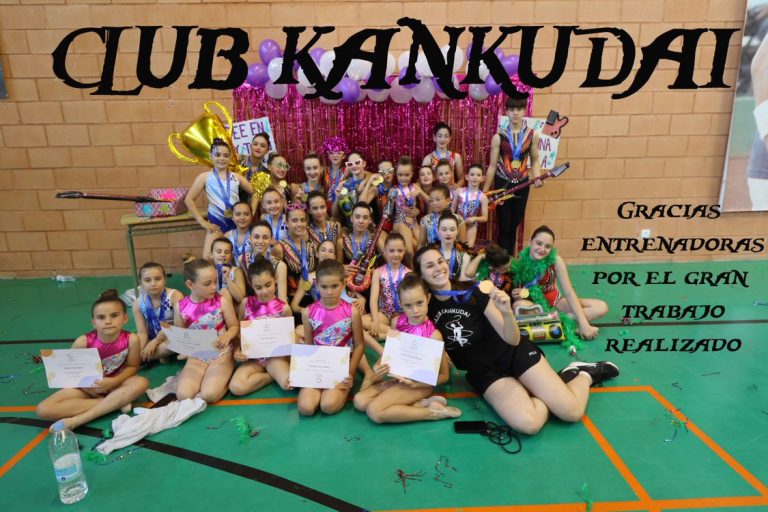 El Club Kankudai consigue 13 Oros en la fase provincial de Gimnasia Rítmica
