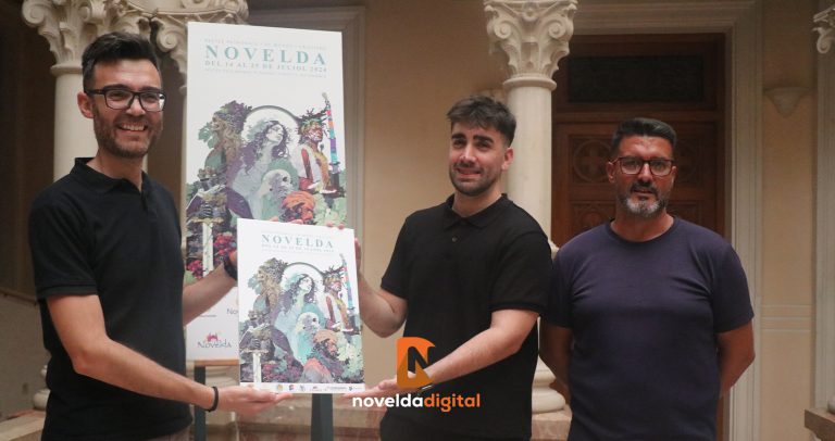 El Ayuntamiento de Novelda presenta el rompedor Cartel de Fiestas 2024