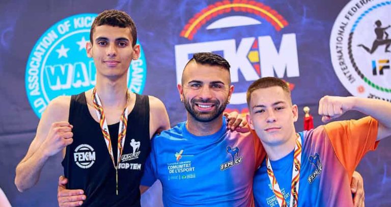Mario Răzvan y Mohamed Zelmat logran la medalla de Oro en el Campeonato de España de Muay Thai