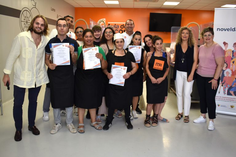 El Ayuntamiento de Novelda y Mercalicante favorecen la inserción laboral a través de un curso de especialización alimentaria