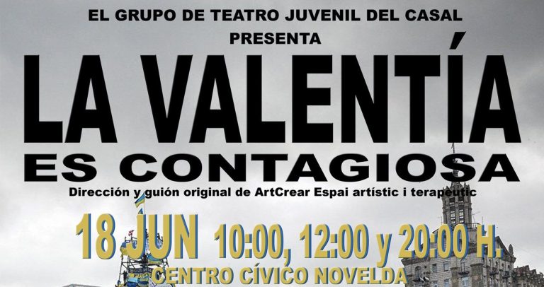 El Centro Cívico acoge el 18 de junio el teatro “La valentía es contagiosa”