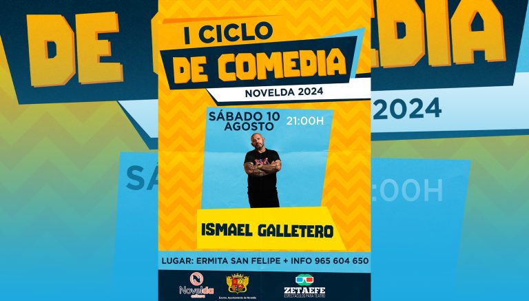 El cómico Ismael Galletero actuará este sábado en Novelda