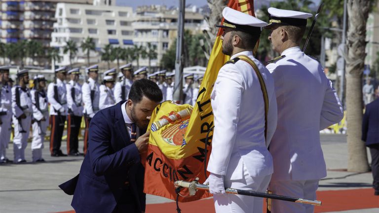 Santa Pola acogerá el 21 de septiembre una jura de bandera para personal civil organizada por la Armada