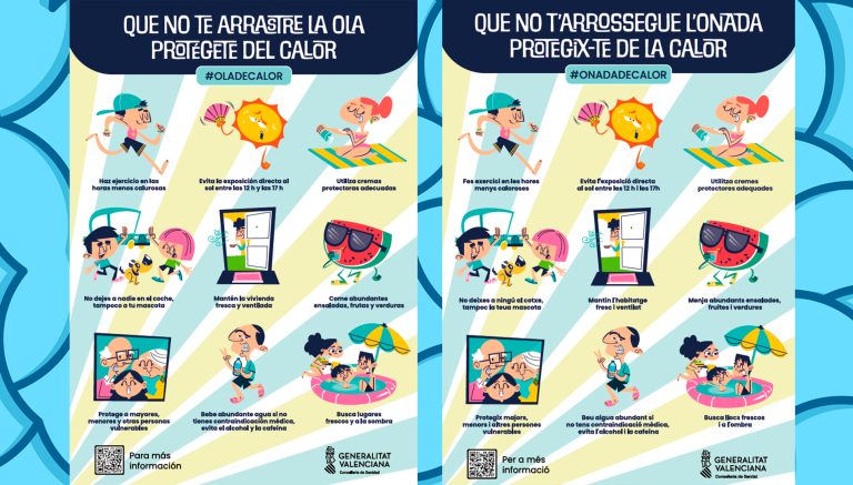 Sanidad activa una campaña de sensibilización para prevenir los problemas de salud ocasionados por las altas temperaturas