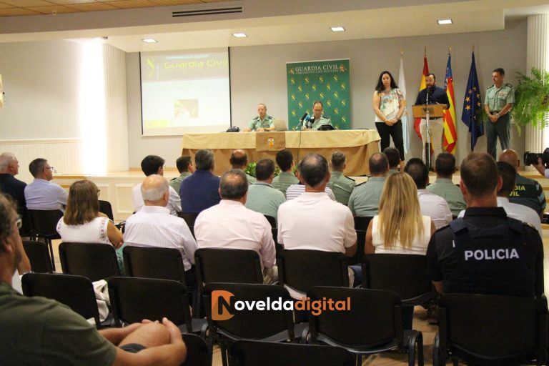 Casi 200 agentes de la Guardia Civil velarán por la seguridad de la recolección de Uva de Mesa Embolsada del Vinalopó