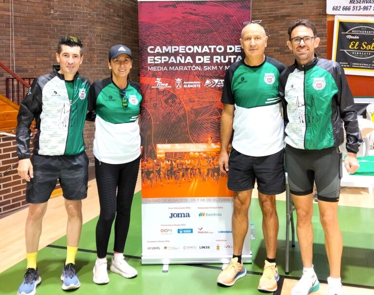 Cuatro atletas del Club Atlético Novelda Carmencita participan en el Campeonato de España de Media Maratón y regresan clasificados para el de Maratón