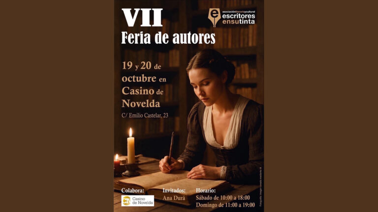 El Casino de Novelda acoge la Feria de Autores