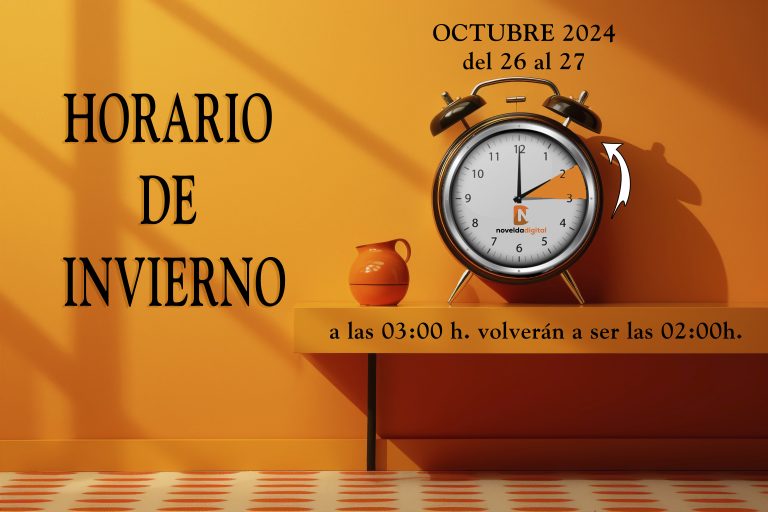 Este mes de octubre cambiamos el reloj al horario de invierno